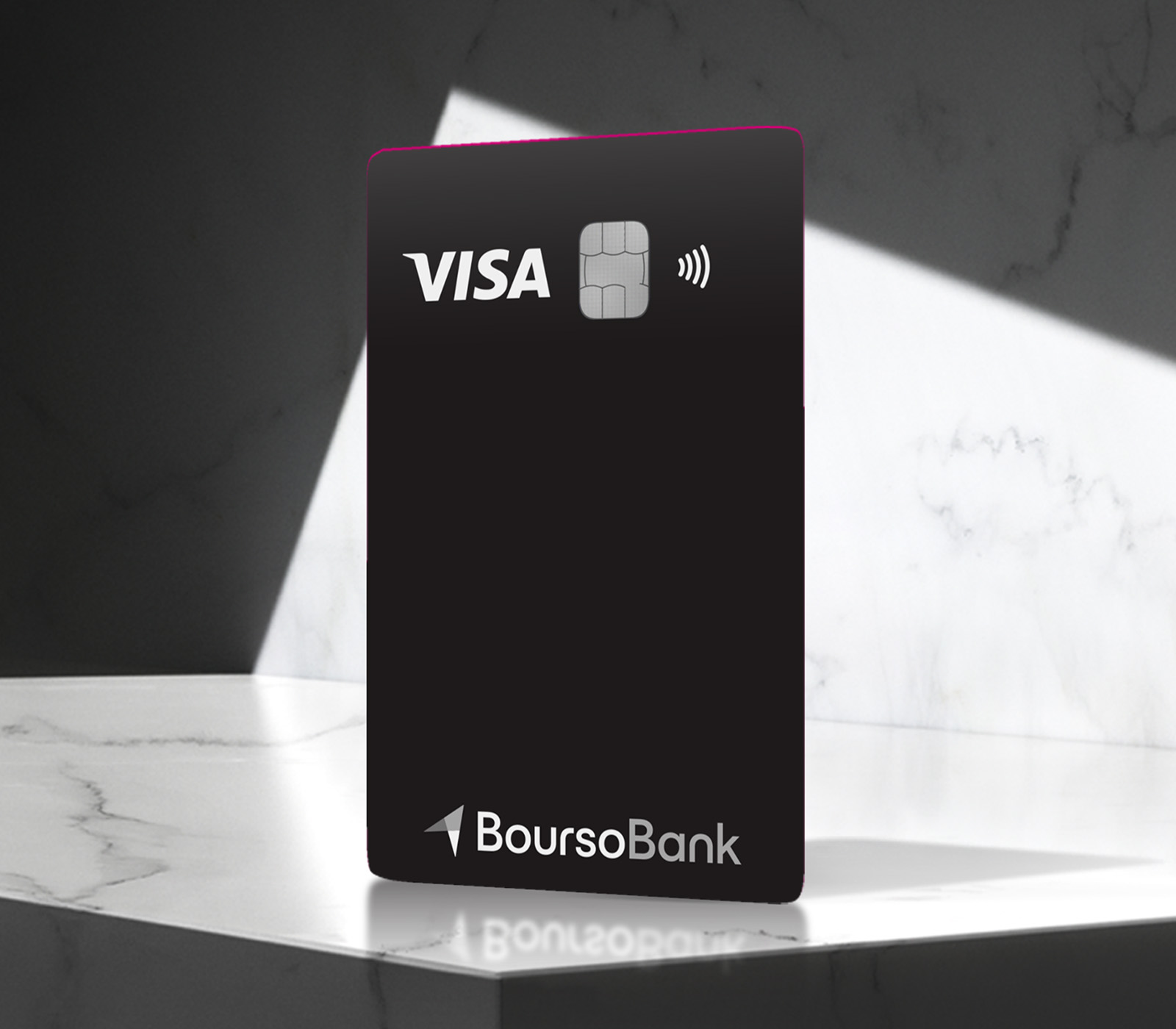 BoursoBank Visa card product photography